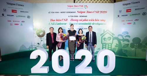 HEINEKEN Việt Nam đã được vinh danh là “Doanh Nghiệp Vì Cộng Đồng – Saigon Times CSR 2020” 